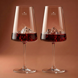 Set 2 x Bicchieri Vino TOPOGRAPHIC . Alaskan Maker