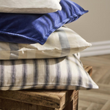 Fodera cuscino naturale con righe grigie 60x60 cm IB Laursen