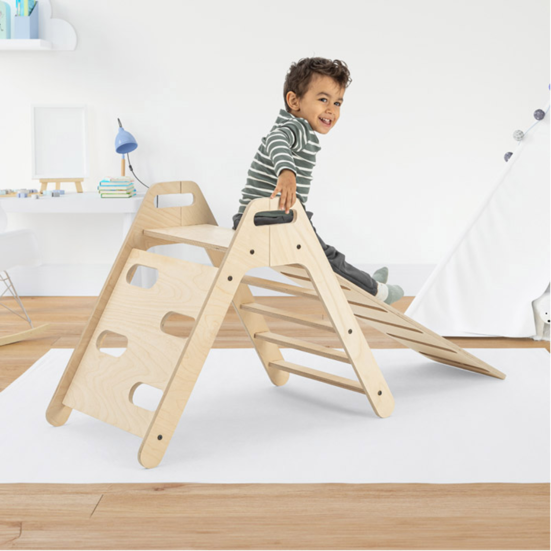 Triangolo Pikler scivolo Slide&Climb - Mamatoyz