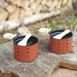 Raclette al lume di candela per 2 terracotta - Cookut
