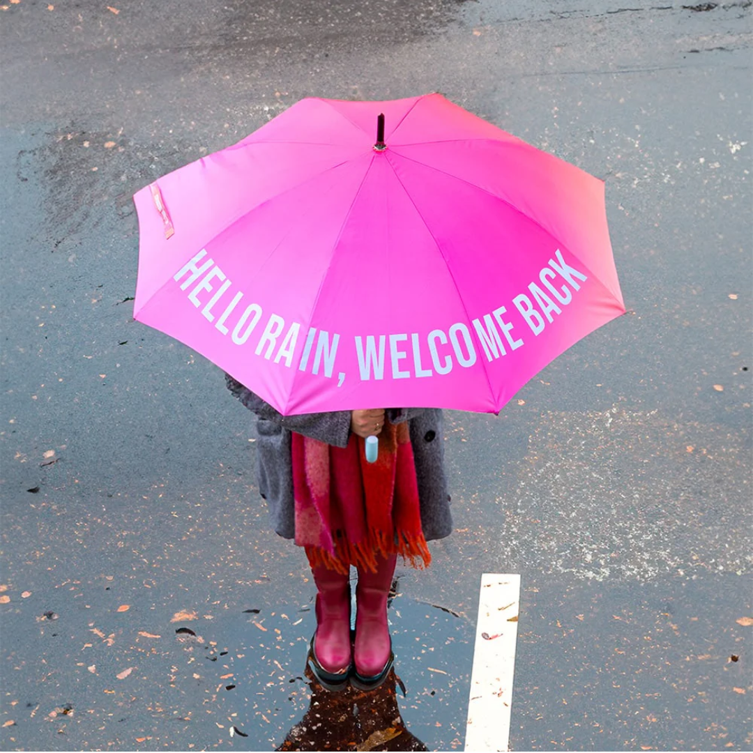 Ombrello Fisura  "Rain Welcome Back" Sfumato Rosa