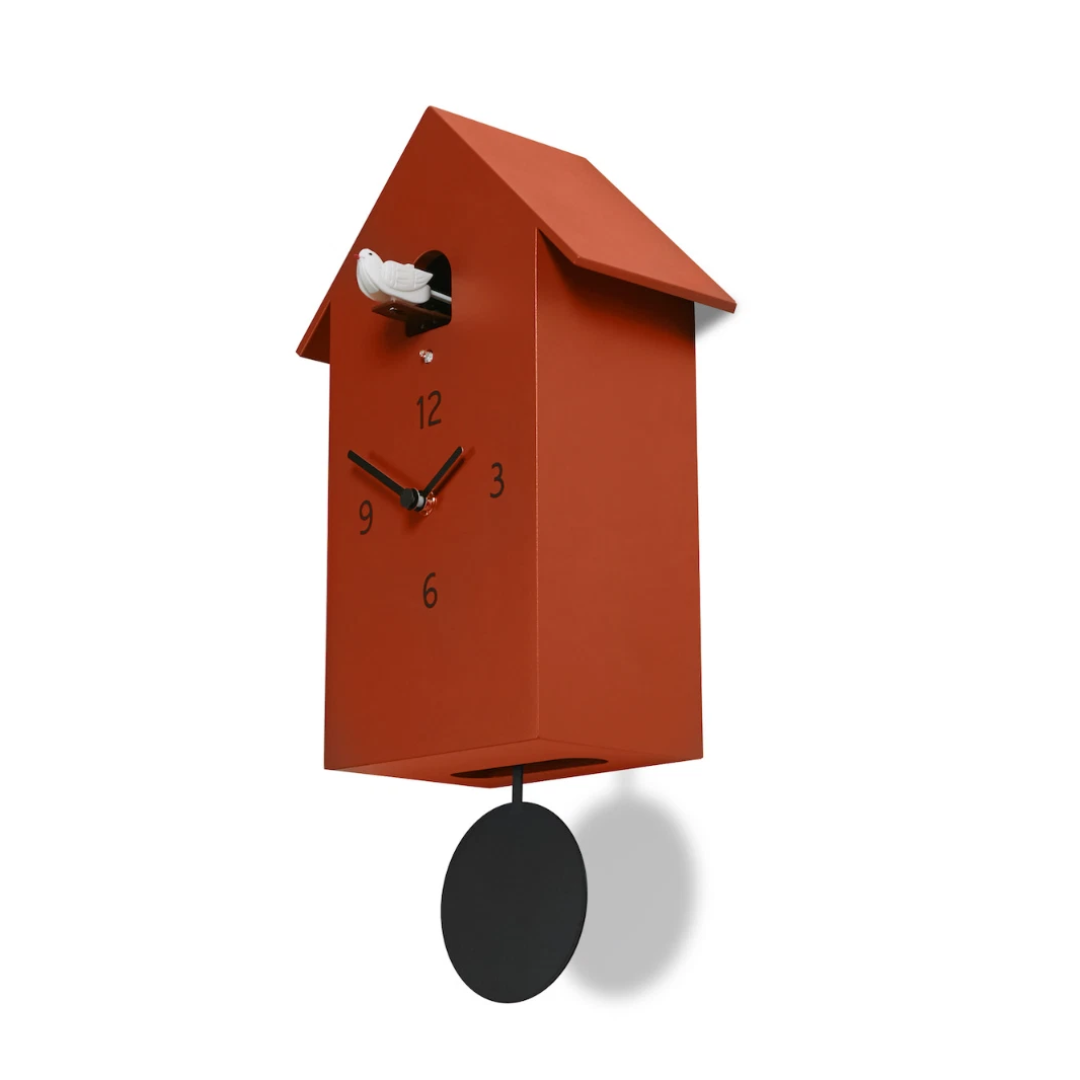 Domeniconi . Orologio Cucu' Zuba Terracotta
