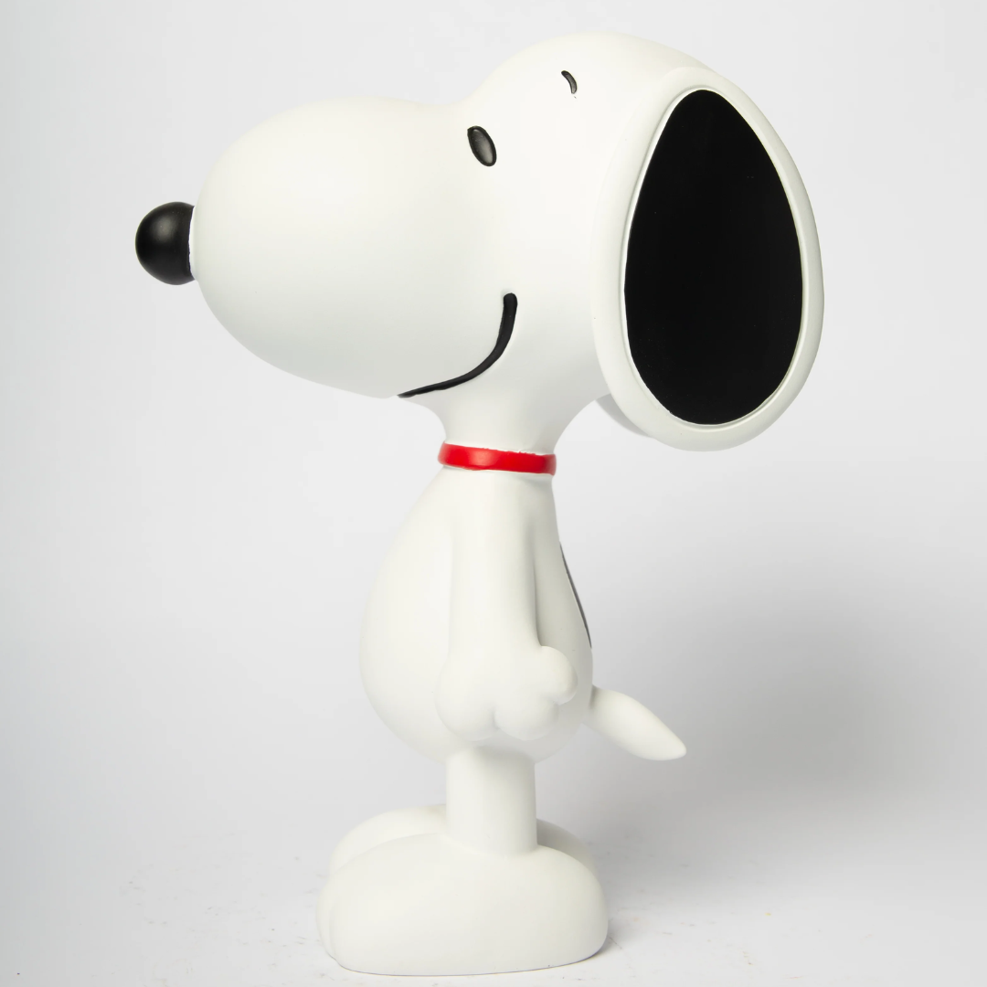 Statua Peanut Standing 25 cm. Blogo Design - Bianco