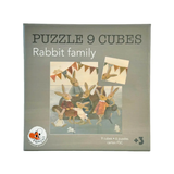 Puzzle del cubo della famiglia del coniglio - Egmont Toys