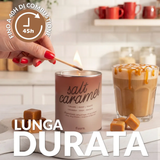 Candela in latta di metallo "Salt Caramel" . Fisura