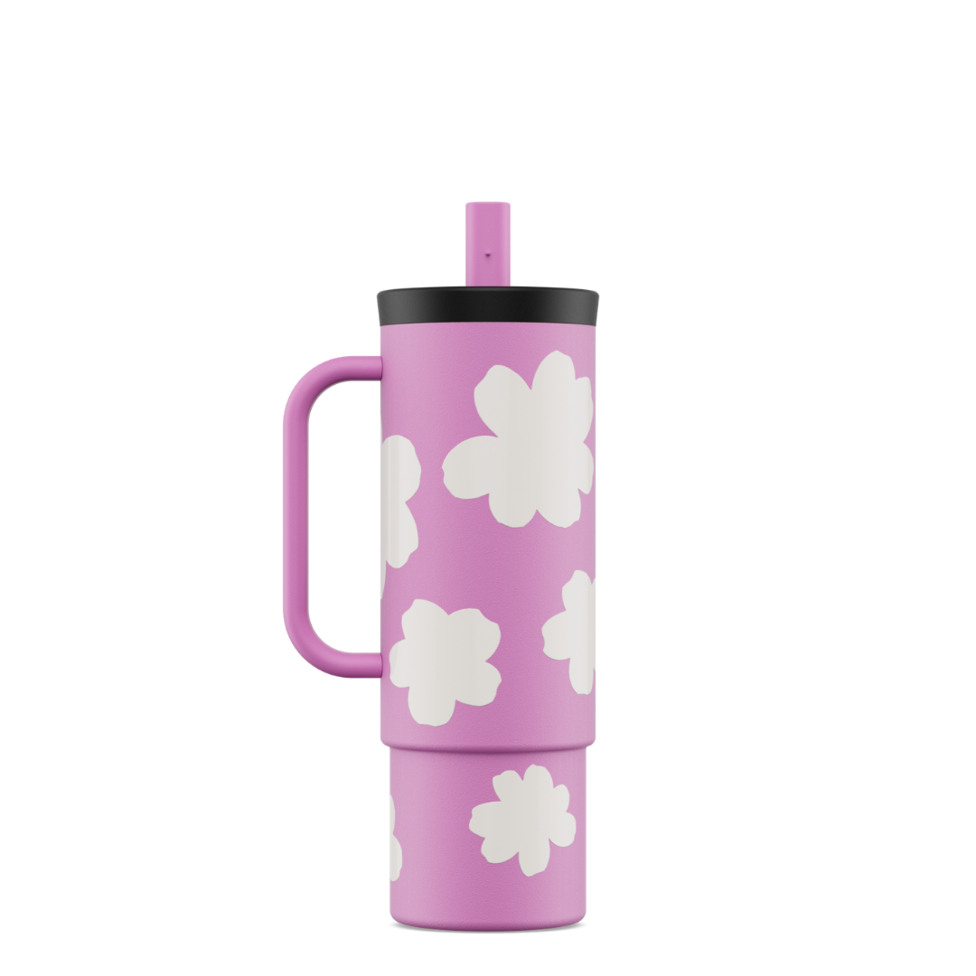 Straw Cup 800ml Clima 24Bottles - Daydreaming Pink