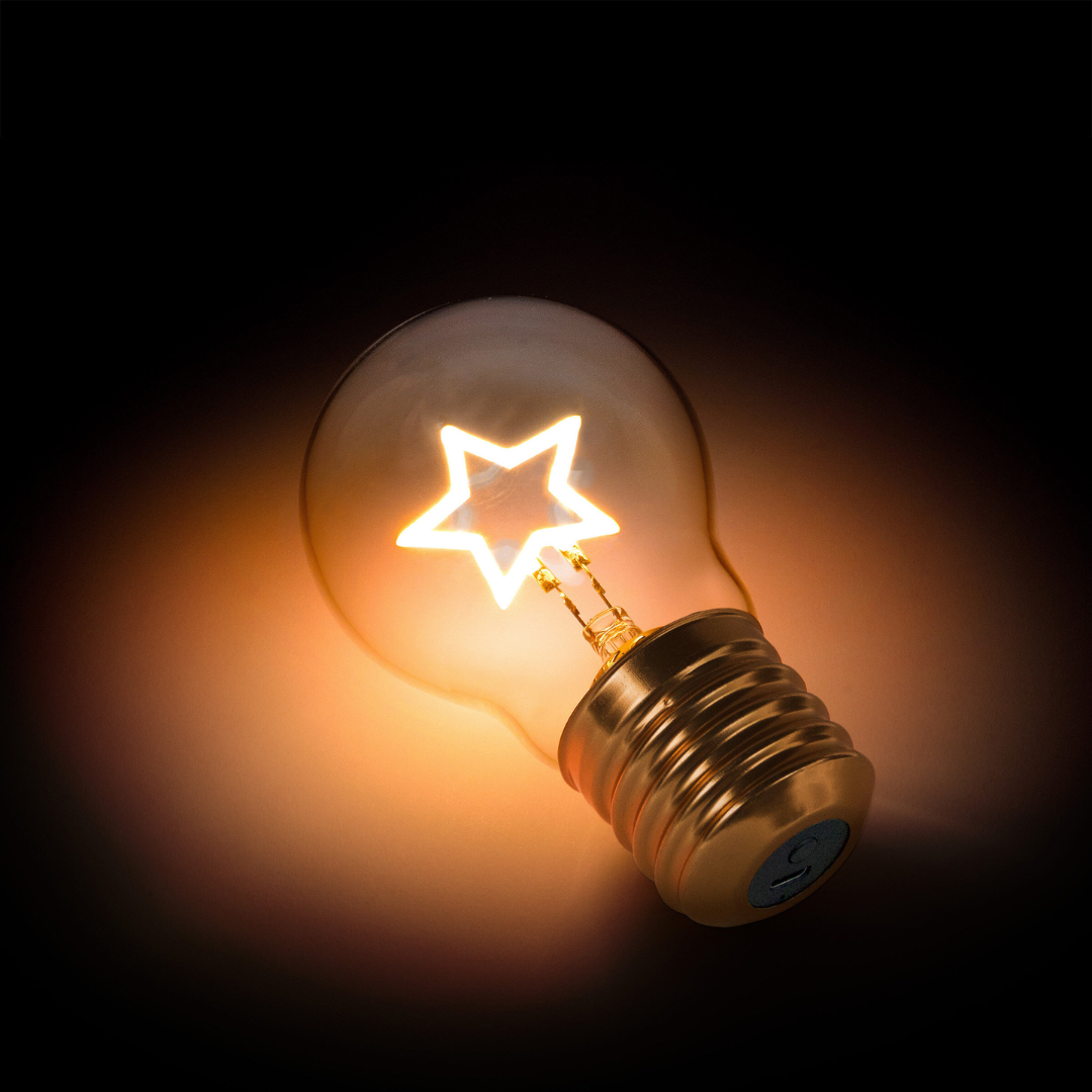 Lampadina a forma di Stella senza fili - Suck UK