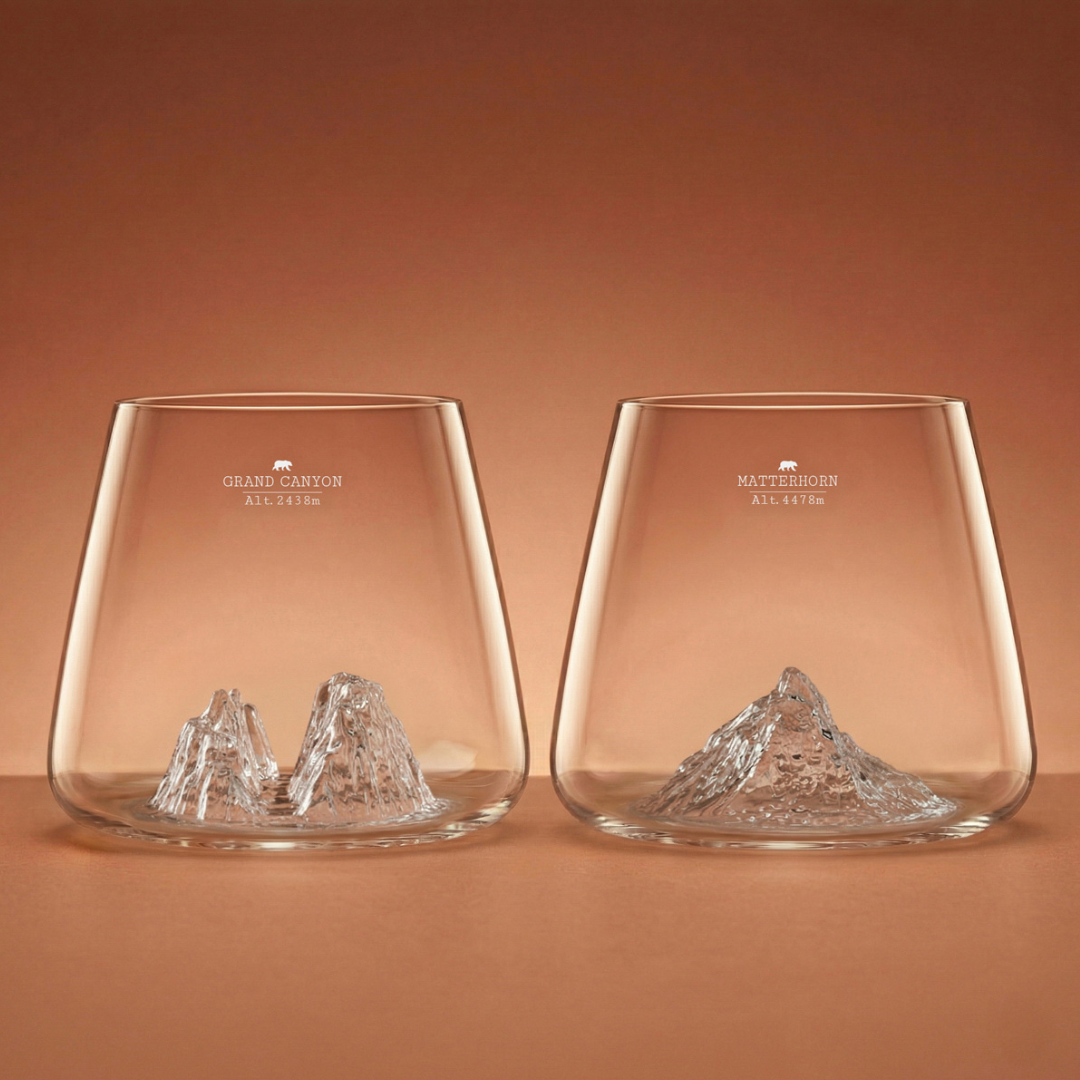 Set di 2 bicchieri TOPOGRAPHIC . Alaskan Maker