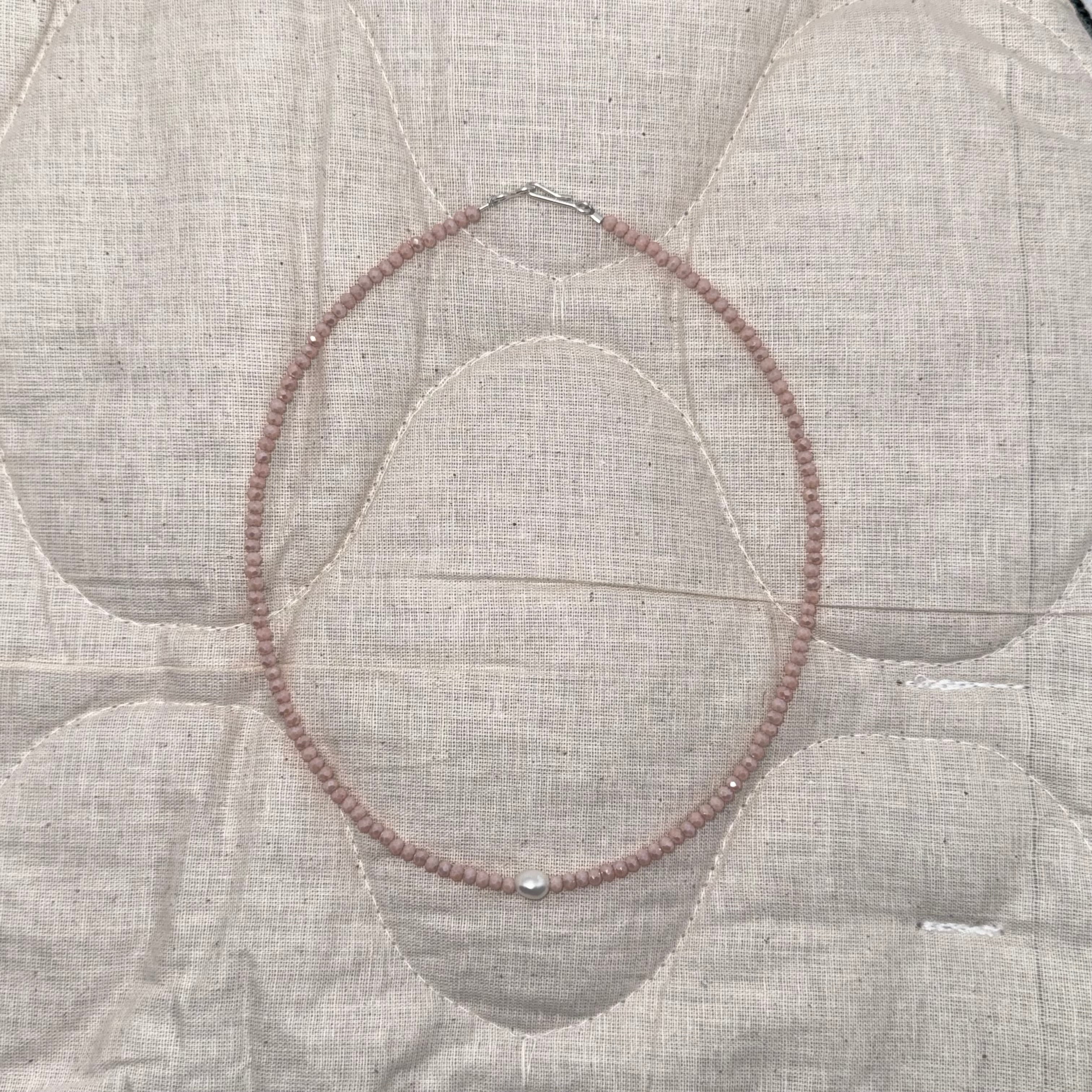 Collana Cristallo Perla di fiume (+ colori) - Fabidi