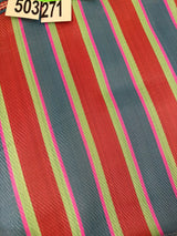 Borsa a strisce plastica riciclata 40x20x37 cm - Puebco