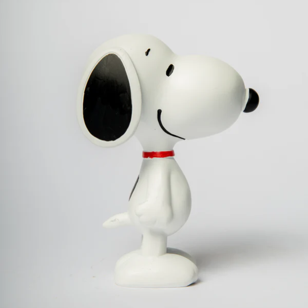 Statua Peanut Standing 12 cm. Blogo Design - Bianco