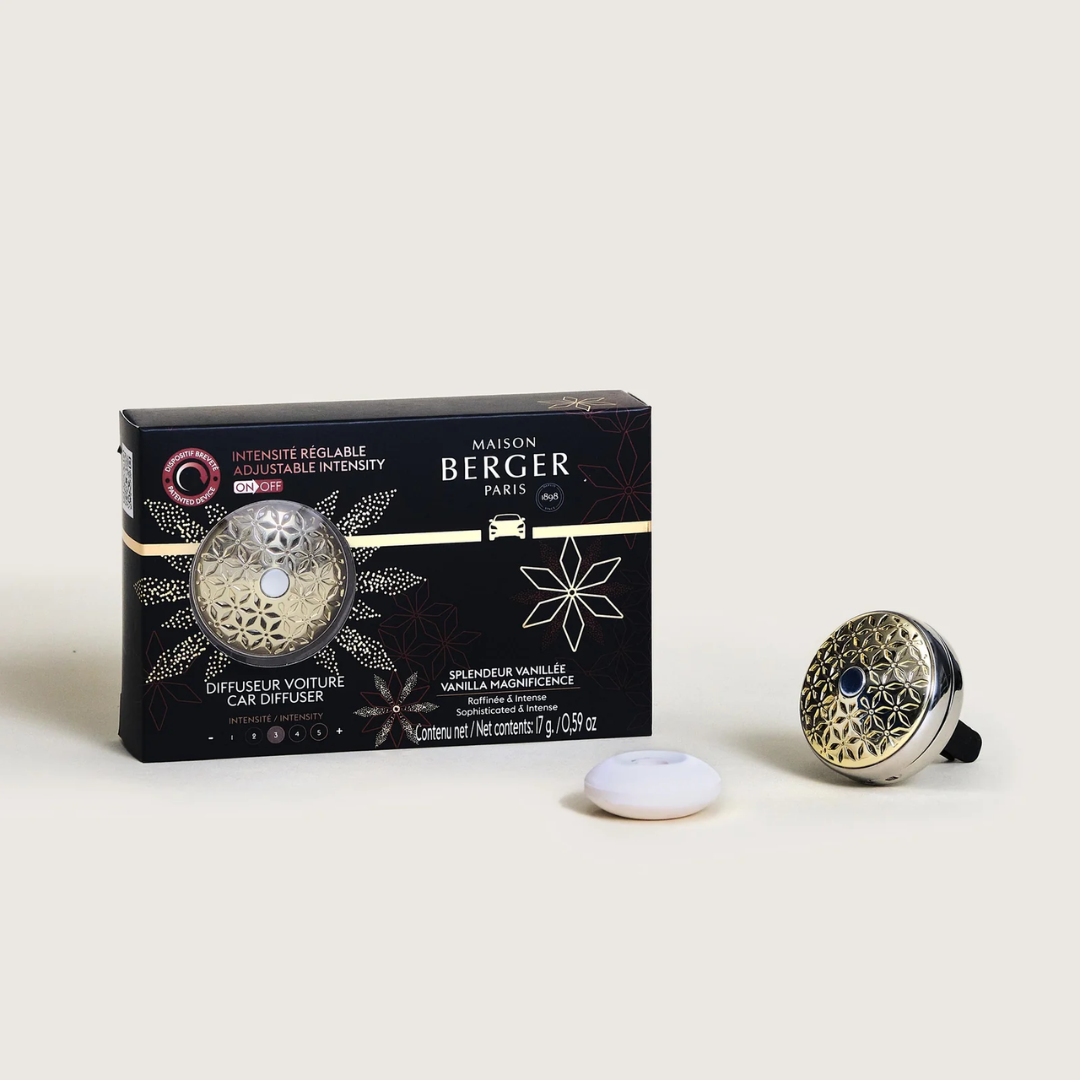 Diffusore per Auto Maison Berger - POMELIS + ricarica Splendeur Vanillée