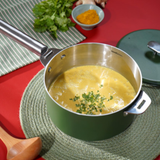 Coperchio Verde da 20 cm adatto alla pentola in acciaio inox Meravigliosa da 20 cm - Cookut