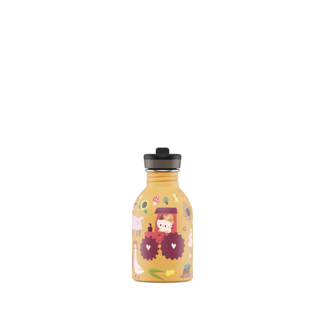 Borraccia 24Bottles Kids - Farm Friends Cannuccia