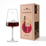 Bicchiere Vino TOPOGRAPHIC . Alaskan Maker