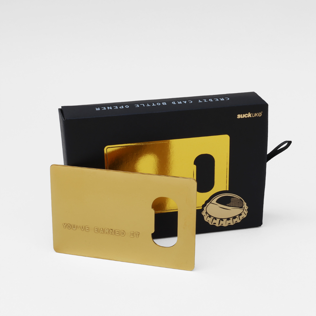 Apribottiglie Gold Card - Suck UK