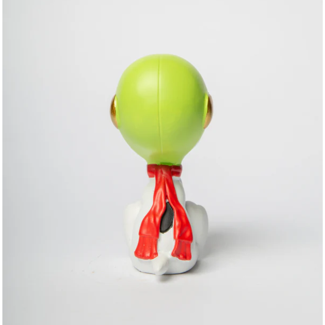 Statua Peanut Aviator Blogo Design 12cm - Bianco