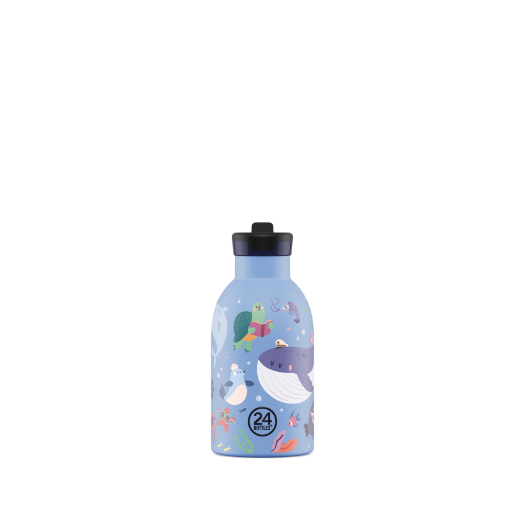 Borraccia 24Bottles Kids - Ocean Friends Cannuccia