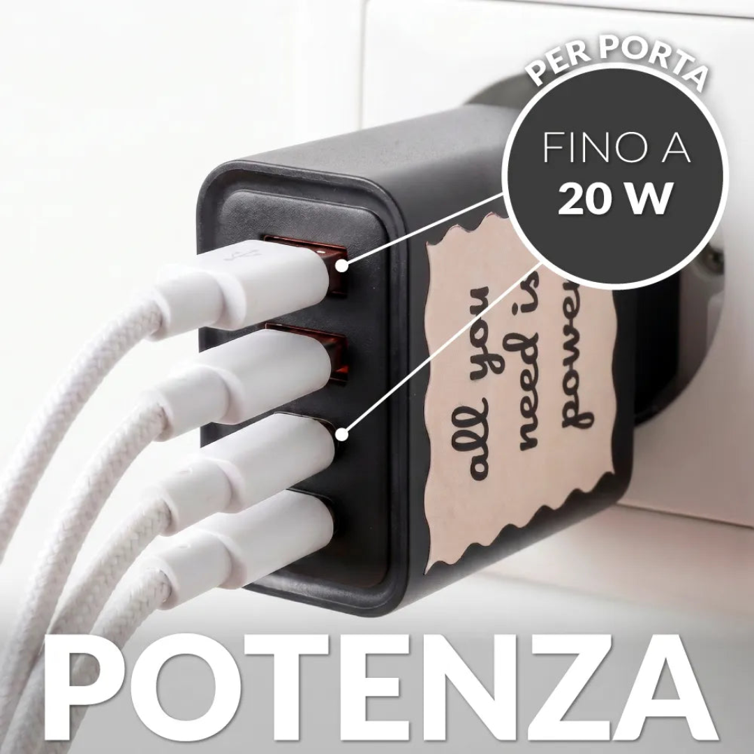 Caricatore 4 porte "All you need is power" . Fisura