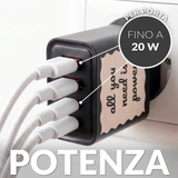 Caricatore 4 porte "All you need is power" . Fisura