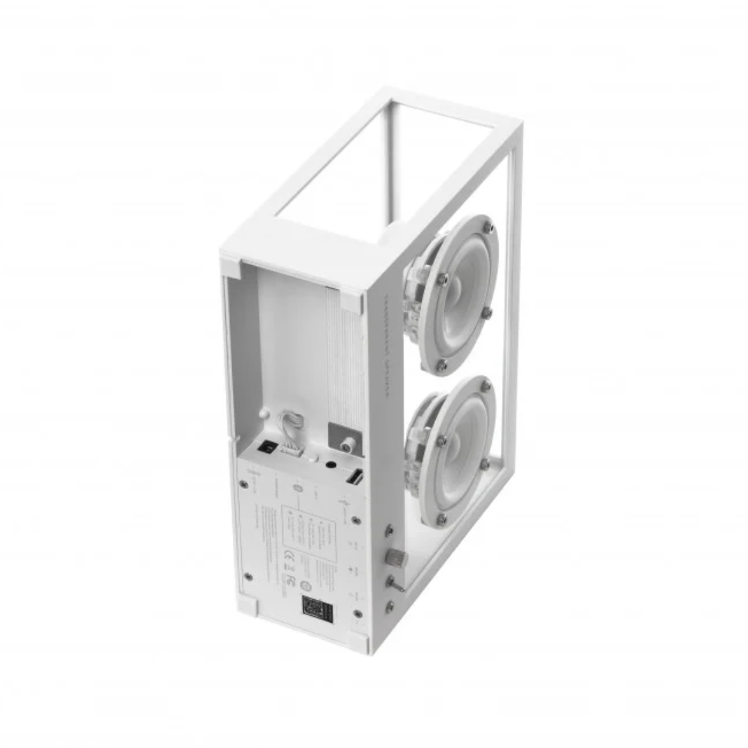 Small Transparent Speaker White Bluetooth High Quality Sound