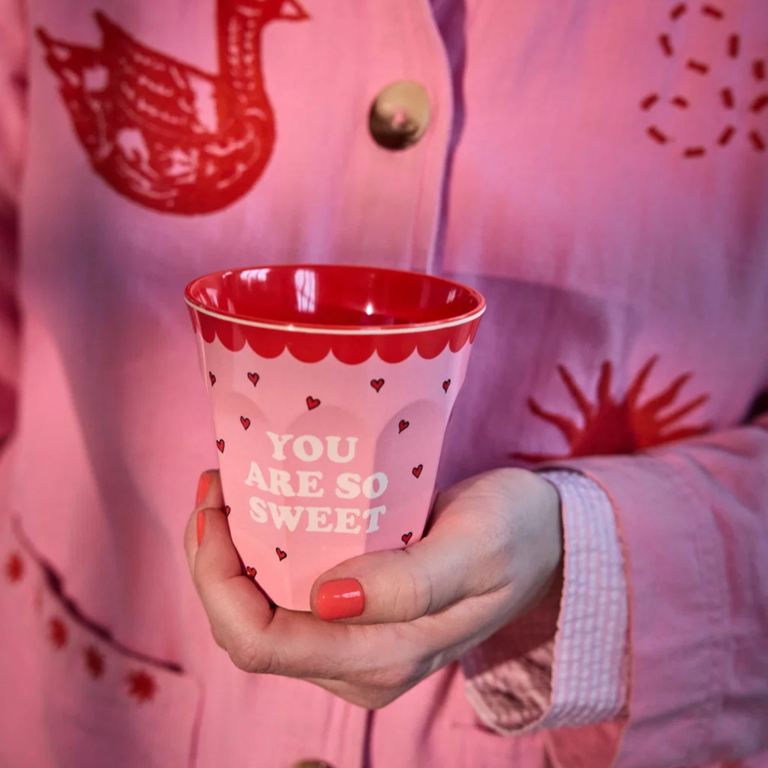 Tazza Media Rosa Snoopy - Rice