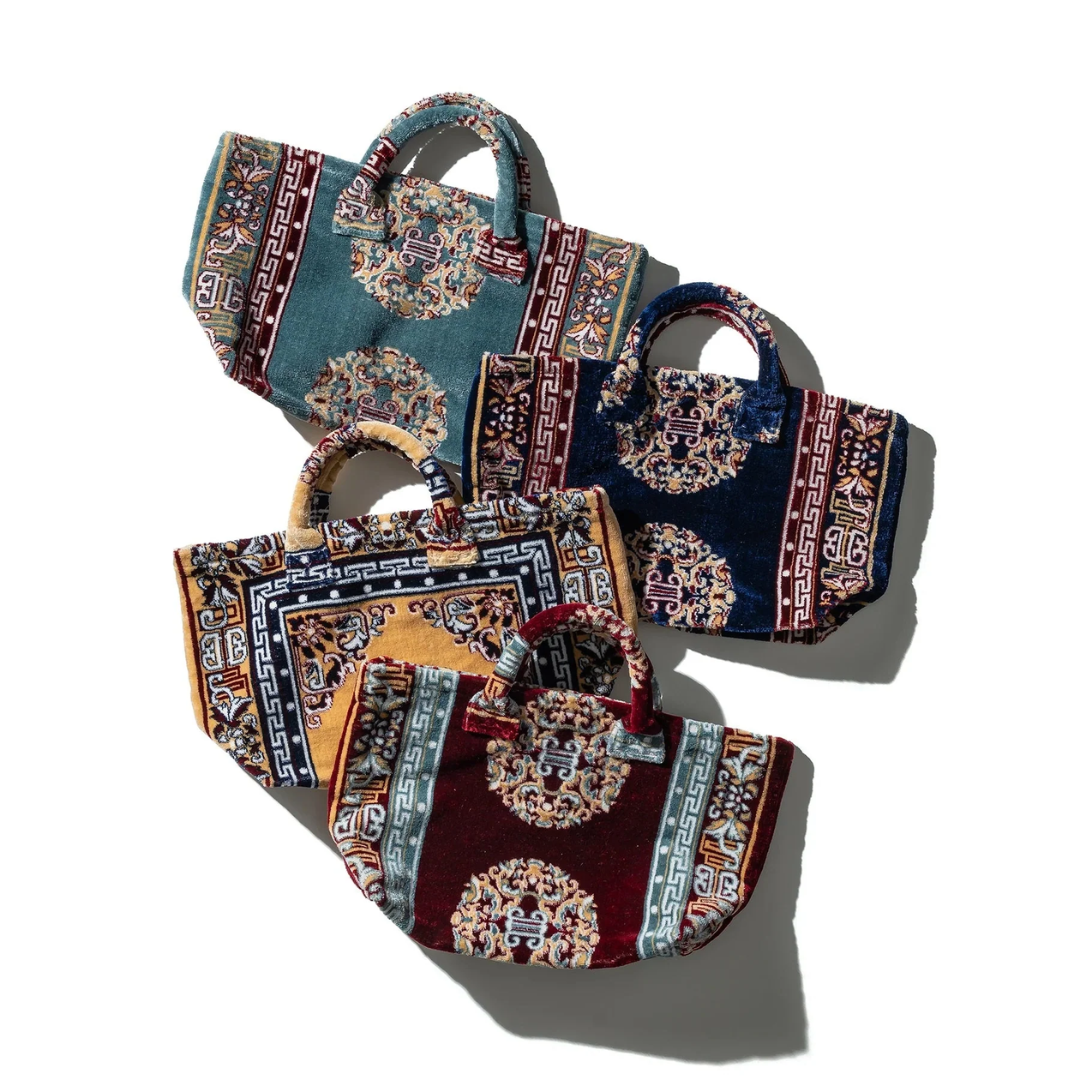 Borsa in tessuto tappeti Giallo - Puebco