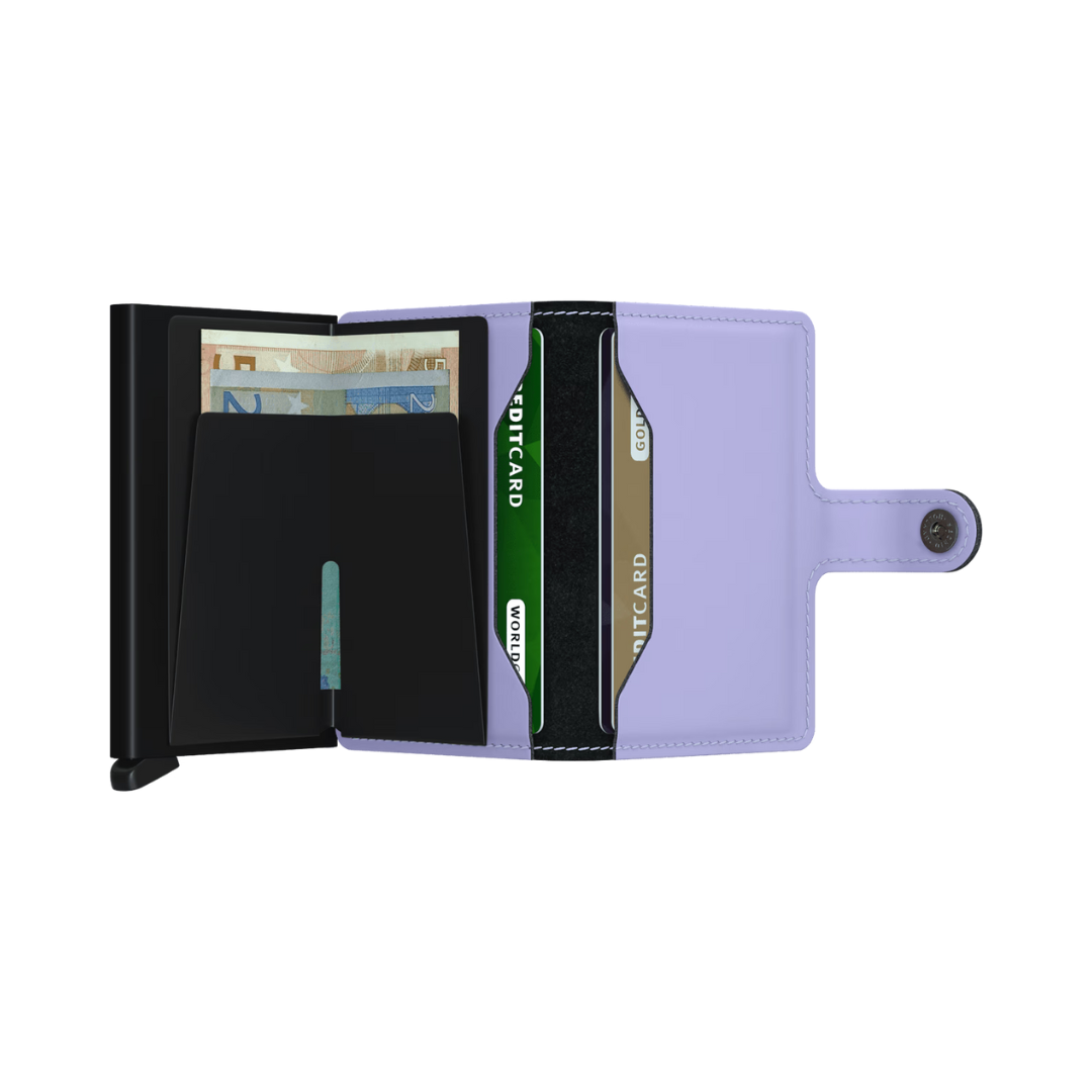 Miniwallet Secrid Matte Lilac-Black