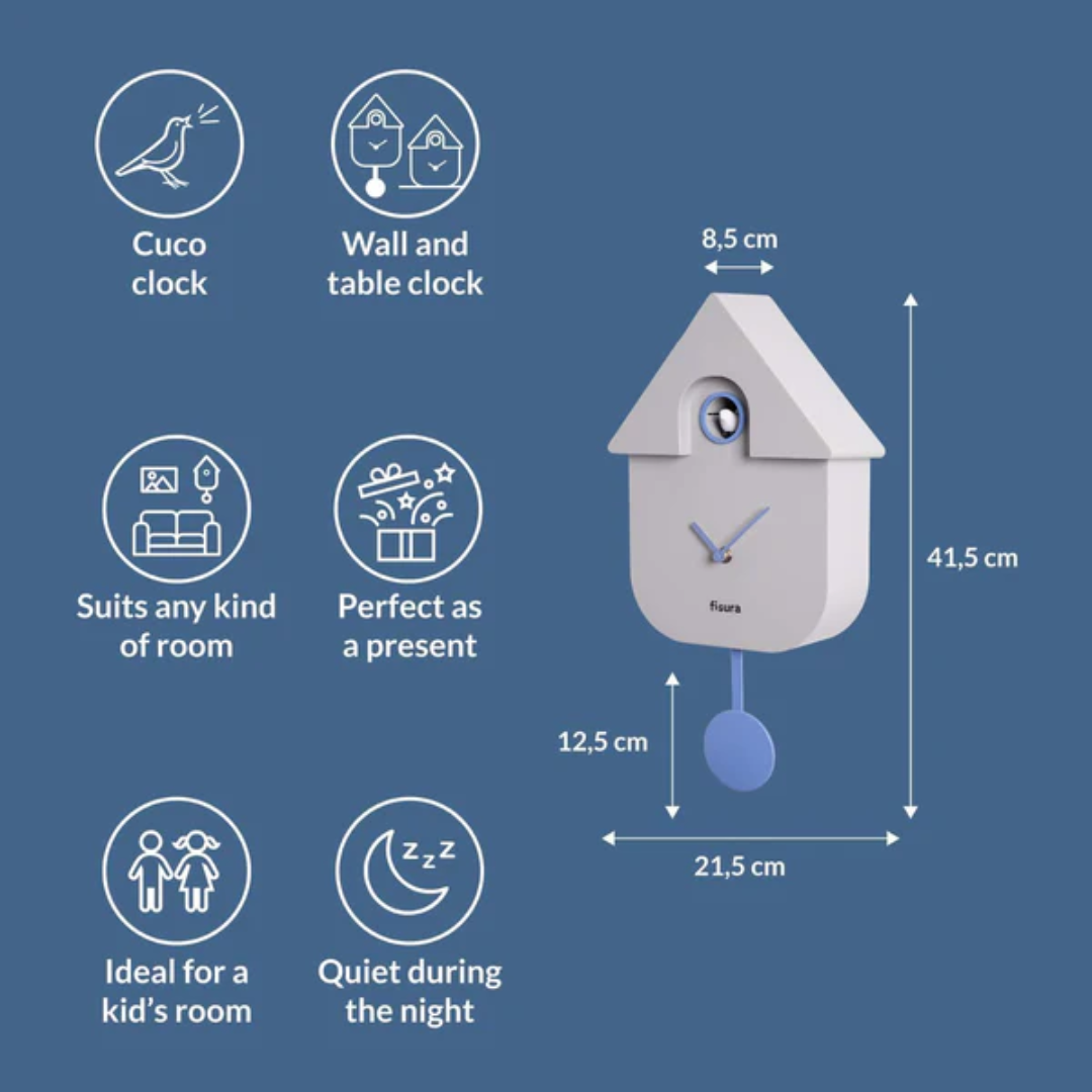 Orologio Cucu' Fisura Grigio