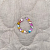 Bracciale maxistelle colorate Madreperla - Fabidi