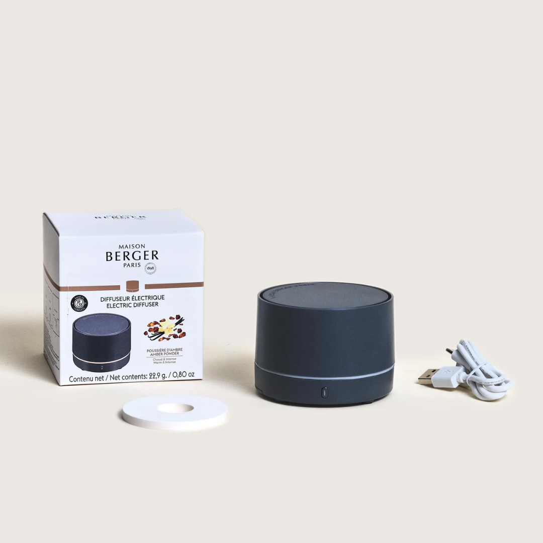 Diffusore Elettrico NOMADE Gris con Poussière d'Ambre - Maison Berger