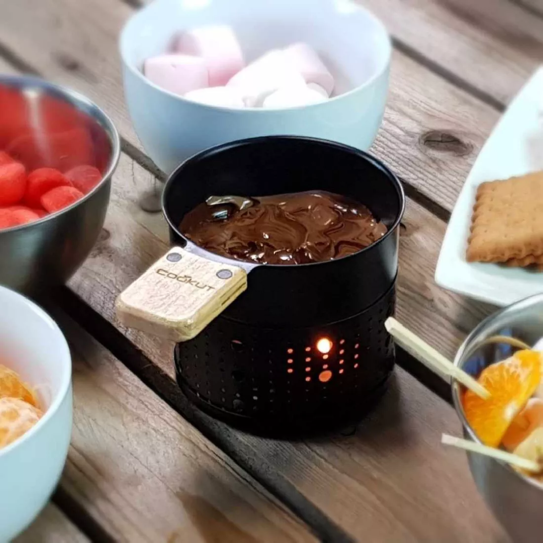 Set Per Fonduta al cioccolato Cookut Per 2 Persone