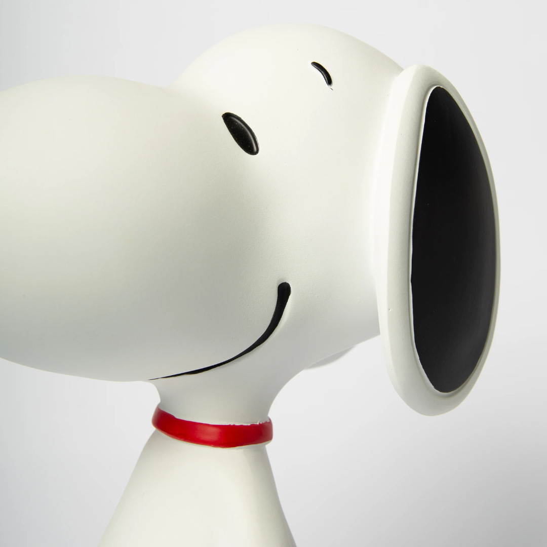 Statua Peanut Standing 25 cm. Blogo Design - Bianco