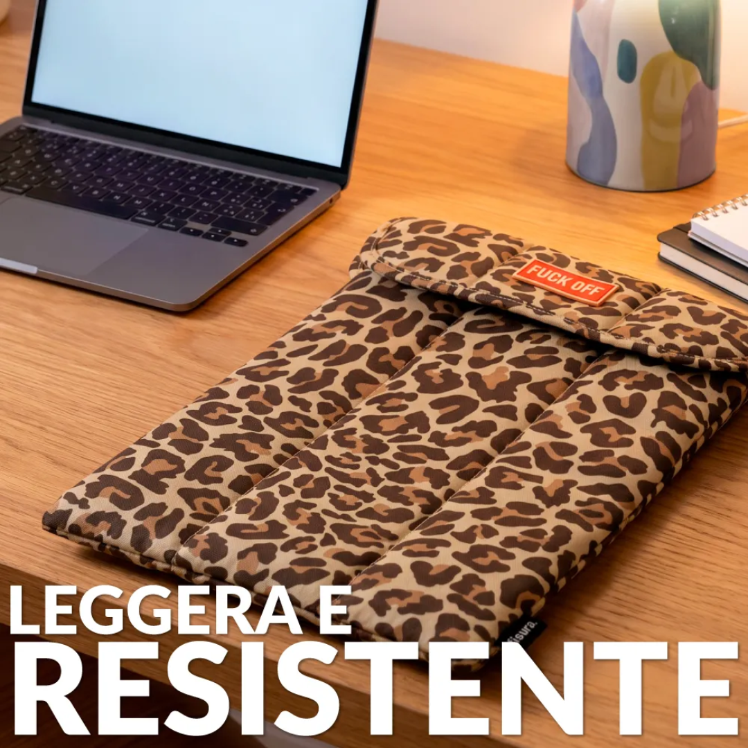 Custodia per computer "F**K OFF" . Fisura