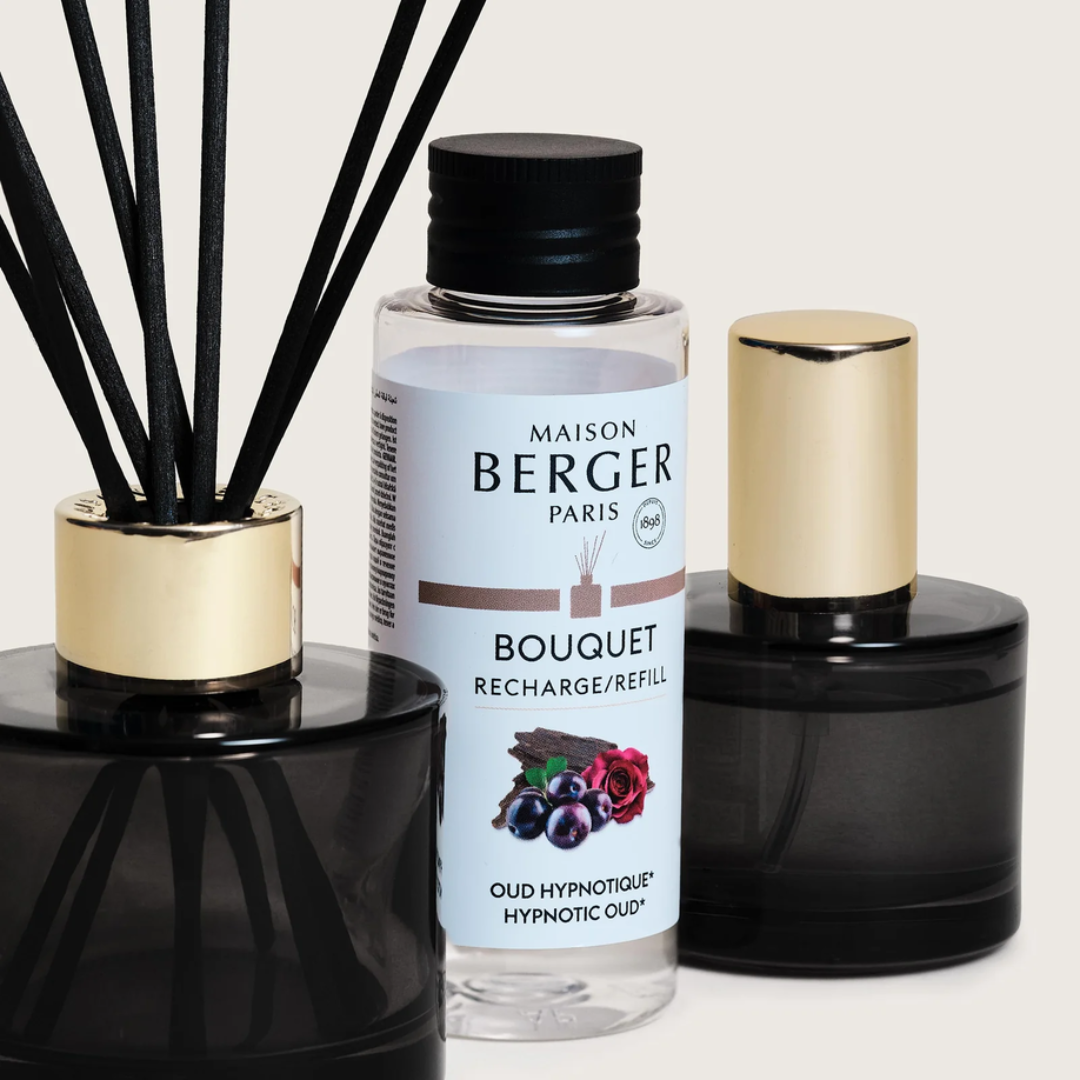 Confezione CELEBRATION Spray 50ml + Ricarica Bouquet 90ml Oud Hypnotique - Maison Berger