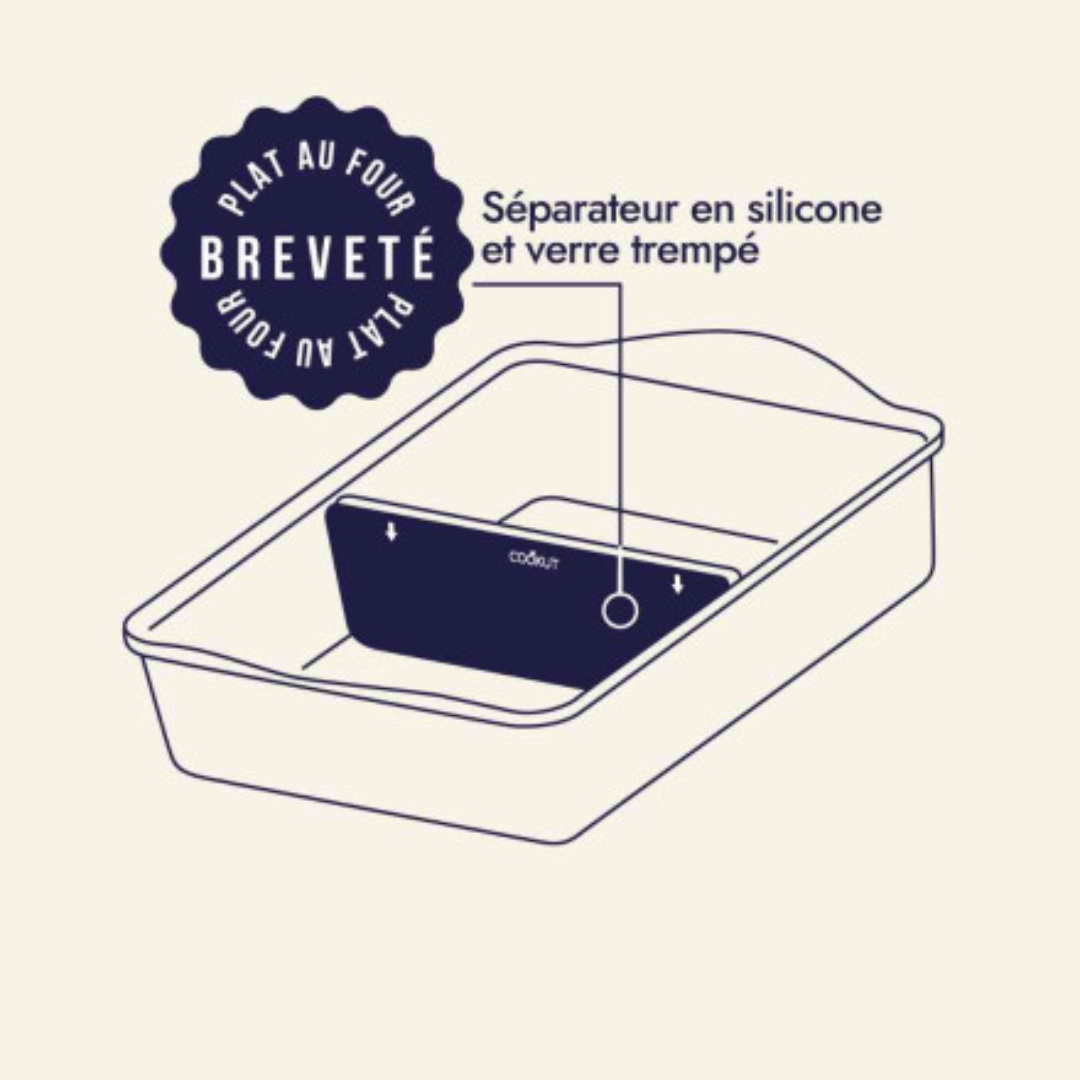 Piatto Forno 40x27 cm. Regolabile Antiaderente Cookut