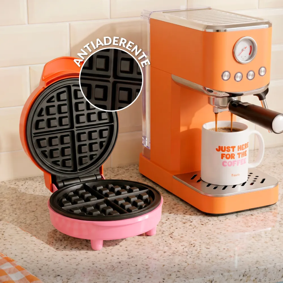 Macchina per waffle "Just here for the waffles" . Fisura