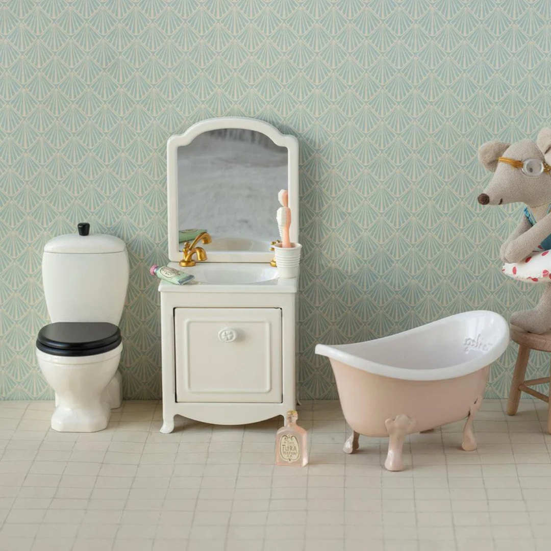 Lavabo con Mobile Topo Maileg Col. Panna