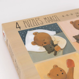 Puzzle di Marcel Set di 4 - Egmont Toys