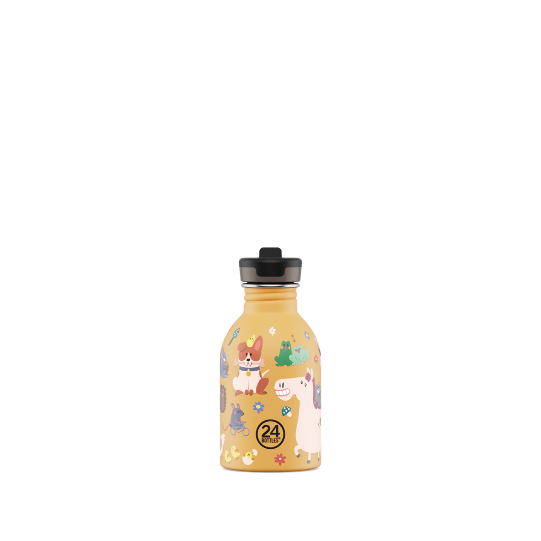 Borraccia 24Bottles Kids - Farm Friends Cannuccia
