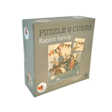 Puzzle del cubo della famiglia del coniglio - Egmont Toys
