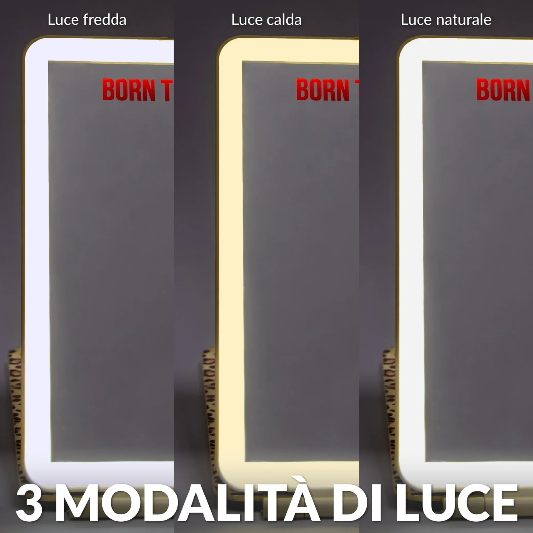 Specchio Portatile Leopard . Fisura