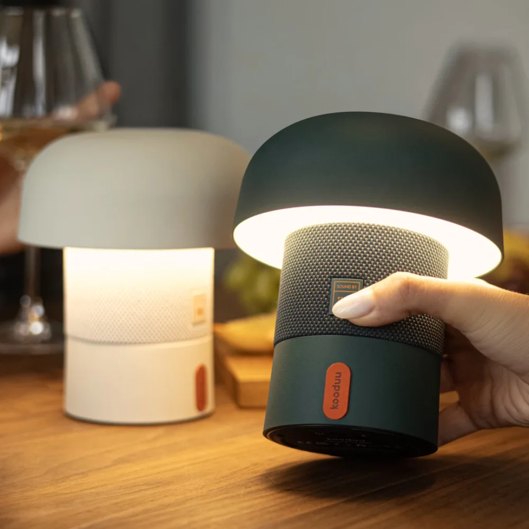 Kooduu Sensa Play Mini col. Arancio . Lampada altoparlante Bluetooth portatile