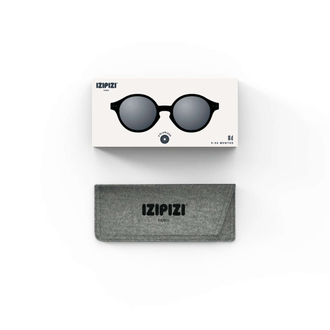 Occhiali da Sole Izipizi Kids 9/36 Mesi - #D Black