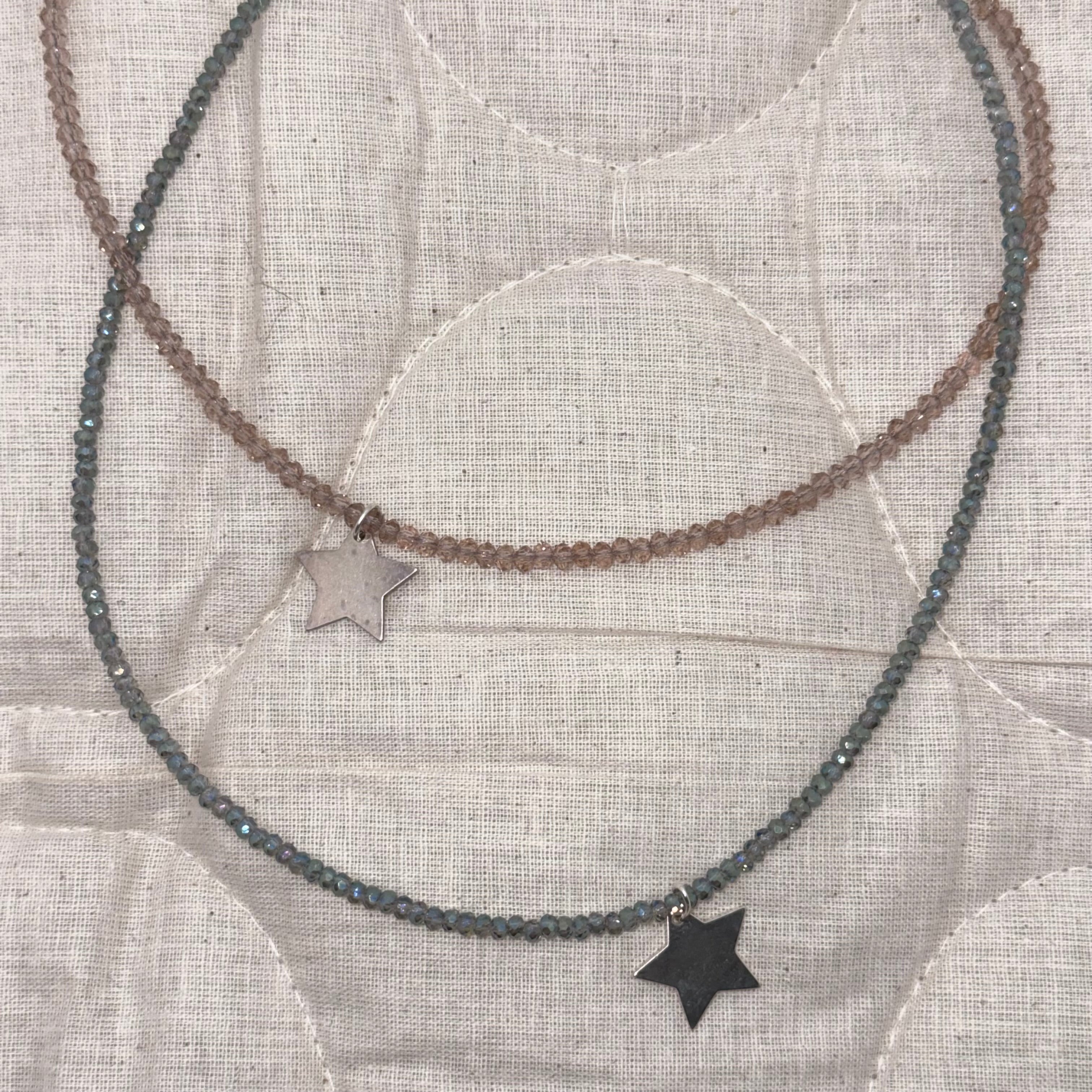 Collana Cristallo Stella grande (+ colori) - Fabidi
