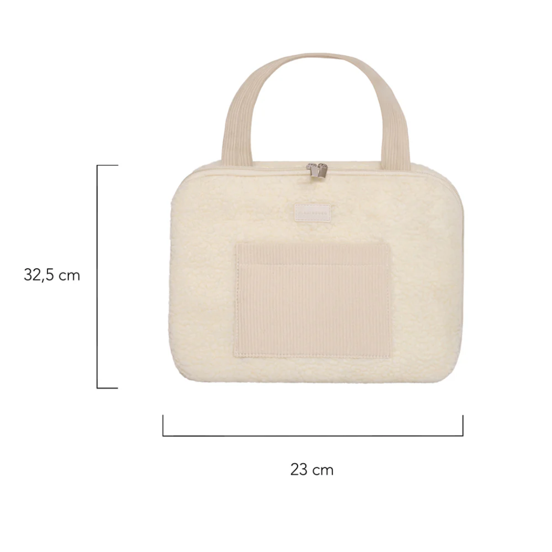 Borsa da Toilette Pieghevole Flamingueo - Beige