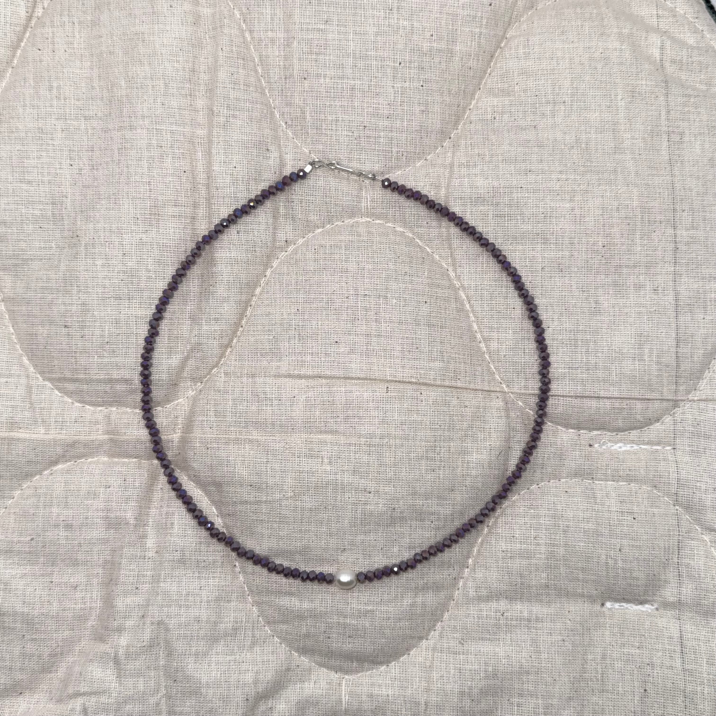 Collana Cristallo Perla di fiume (+ colori) - Fabidi