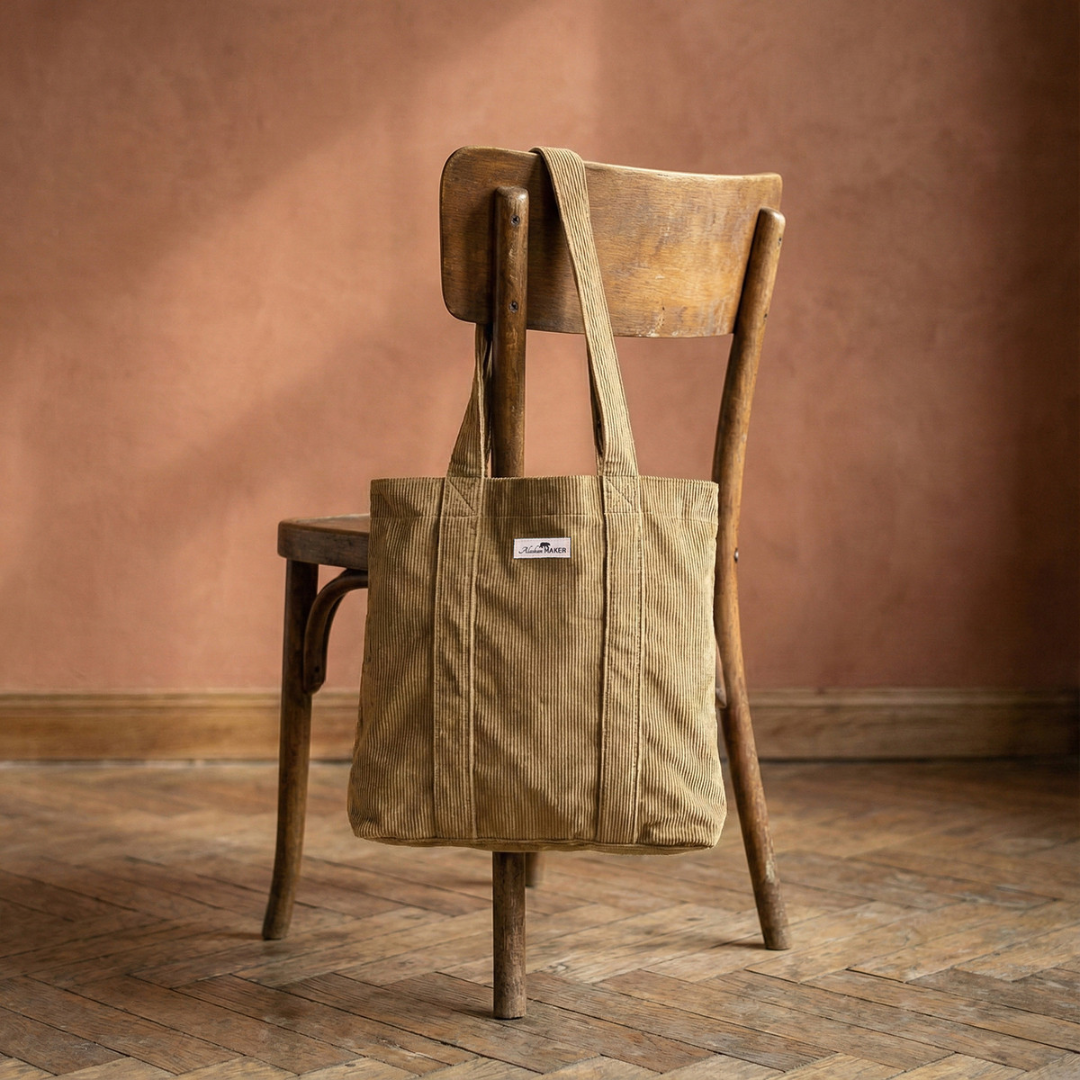 Tote Bag in Velluto Mod. WILLOW . Alaskan Maker