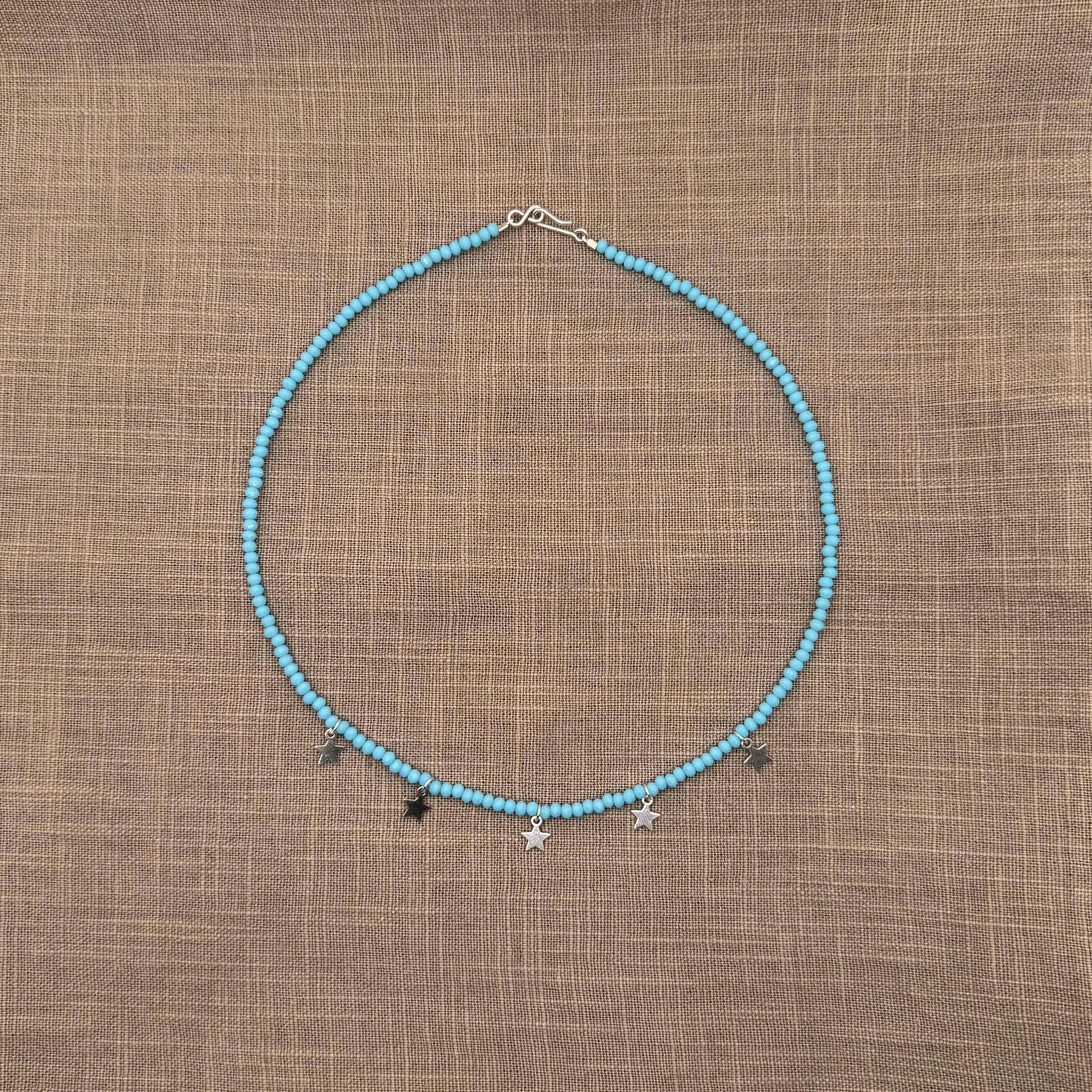Collana Cristallo Ciondoli Argento - Fabidi