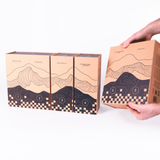 Set 2 x Bicchieri Vino TOPOGRAPHIC . Alaskan Maker